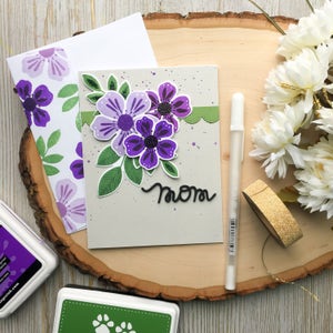 Handmade Birthday Card for Mothers Day Card for Mom Flower Card Gifts for Women Birthday Gift Ideas for Her Birthday Gift for Her Unique Mom