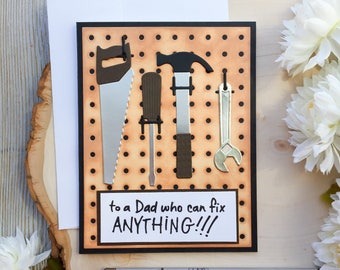 Fathers Day Card, Handmade Card, Dads Day Card, Fathers Day Cards, Card for Dad, Father, Grandpa, Greeting Card, Card for Men, Husband