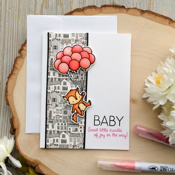 etsy baby shower cards