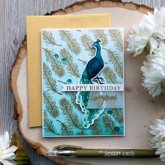 Handmade Birthday Card Happy Birthday Birthday Card Etsy