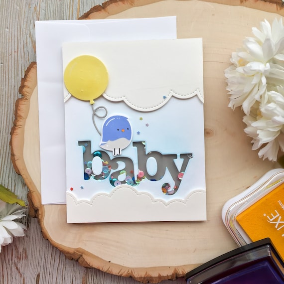 Baby Shower Card Handmade Card Greeting Card Safari Baby Etsy