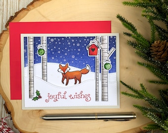 Handmade Christmas Card, Merry Christmas, Happy Holidays, Christmas Card, Merry Christmas Card, Handmade