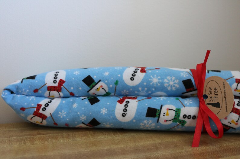 Christmas window or door draft stopper filled with balsam fir Etsy