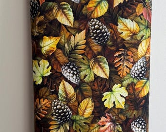 Pine cone and leaves fabric- Timeless Traditions