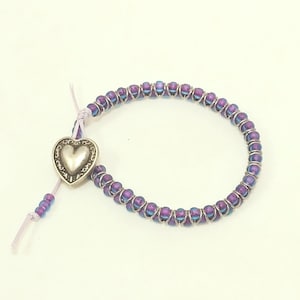 Purple Woven Bracelet