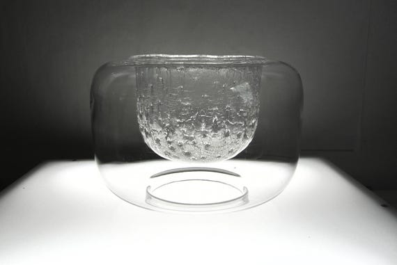 Timo Sarpaneva Finlandia Art Glass Bowl: Vintage Iittala