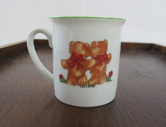 Vintage Lucy and Me Teddy Bear Mug  Enesco, 1979 Children's Cup - Etsy