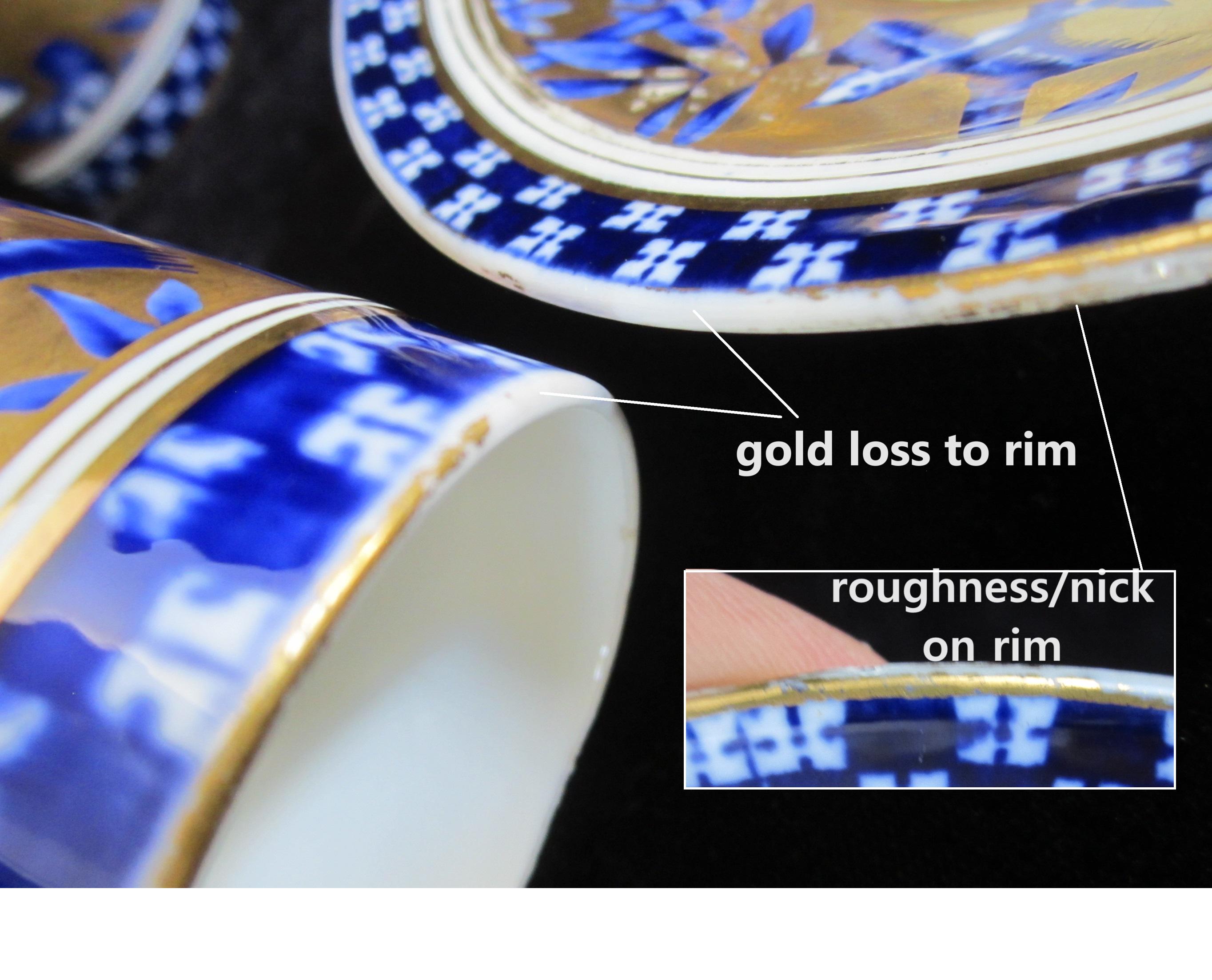 ヴィンテージ COALPORT 水さし Antique Coalport Demitasse Cup and Saucer Set, Japanese Grove