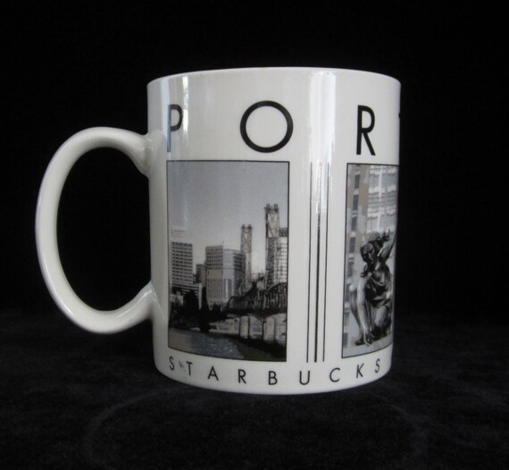 Vintage Starbucks Mug: 2003 Barista City Scenes - Portland Oregon