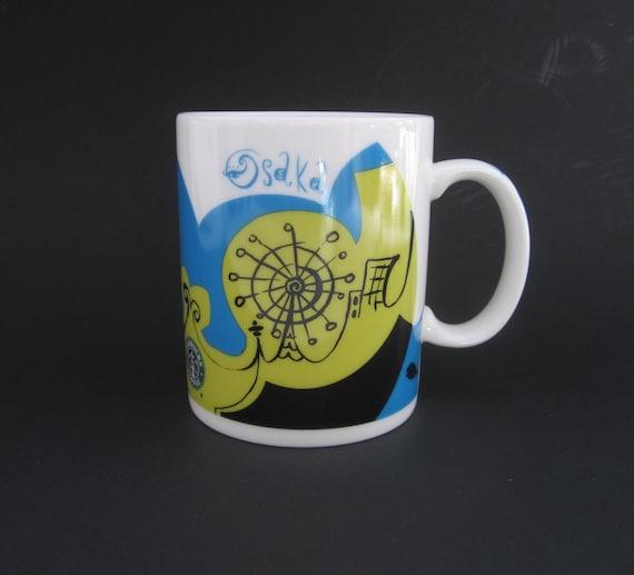 Vintage Starbucks Mug: 2005 Osaka Japan Cityscape, 14 Oz Ceramic - Etsy  Israel