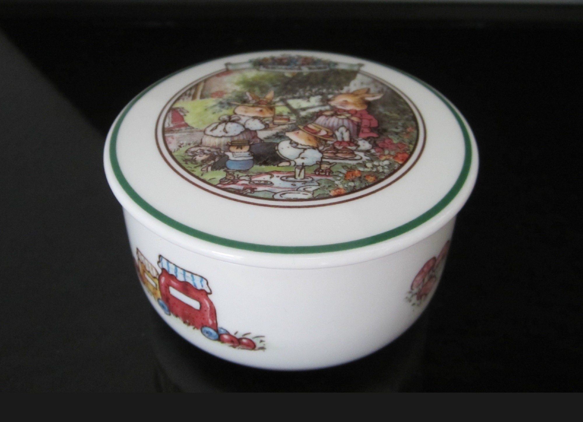 Villeroy & Boch Foxwood Tales Trinket Box • Vintage Brian Paterson