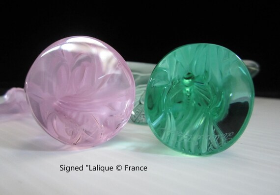 Vintage Lalique Crystal Figurine: Butterfly or Dragonfly, Signed