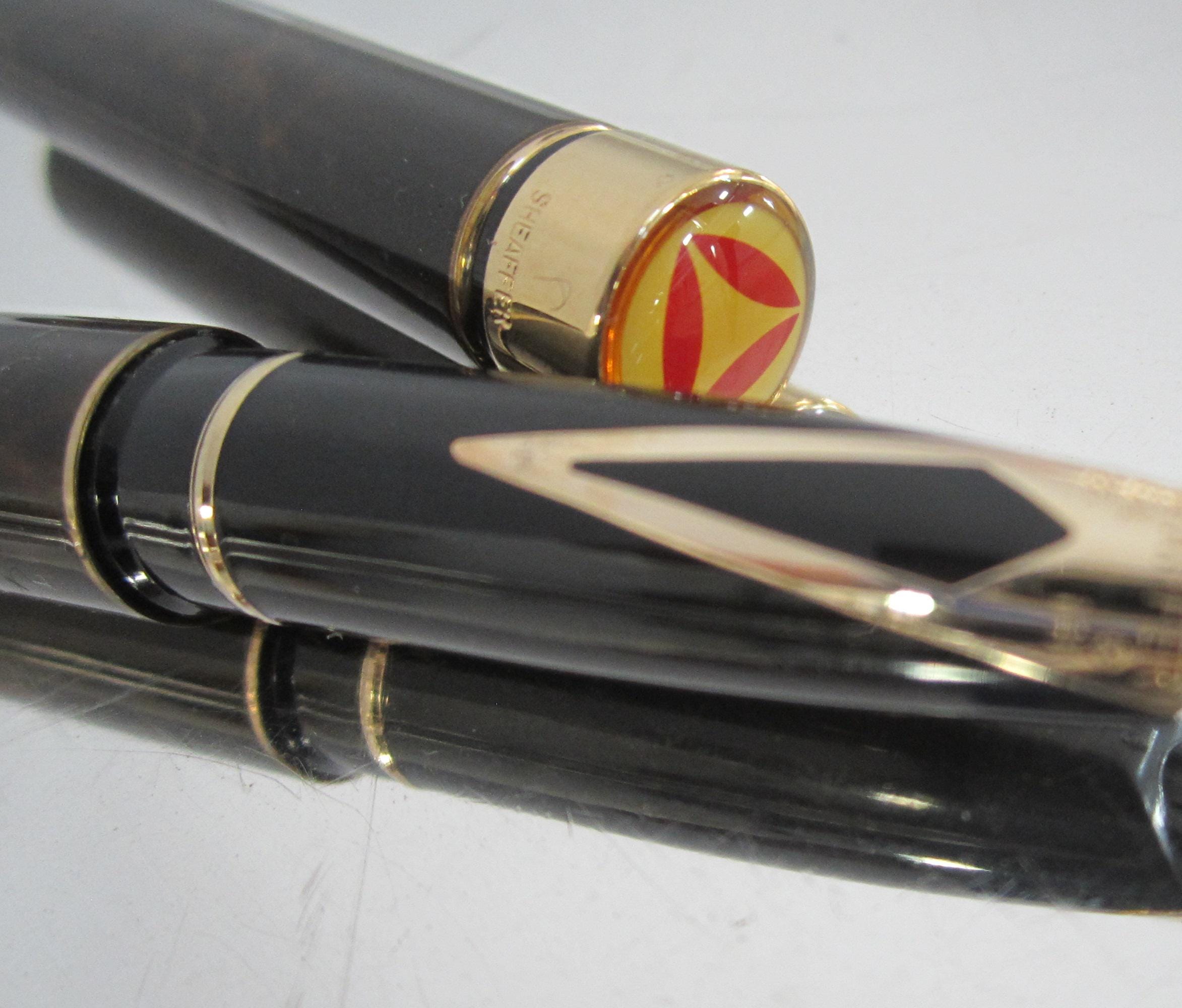 SHEAFFER 万年筆 タルガ 1030 Tuya ronce laque Vintage Sheaffer Targa 1030 Fountain Pen Set: 14k Nib, Thuya