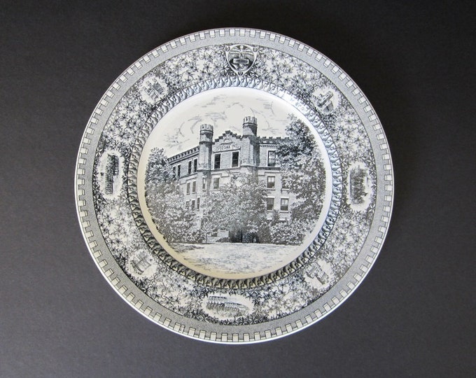 Culver Military Academy Collector Plate Vintage Midcentury Shenango