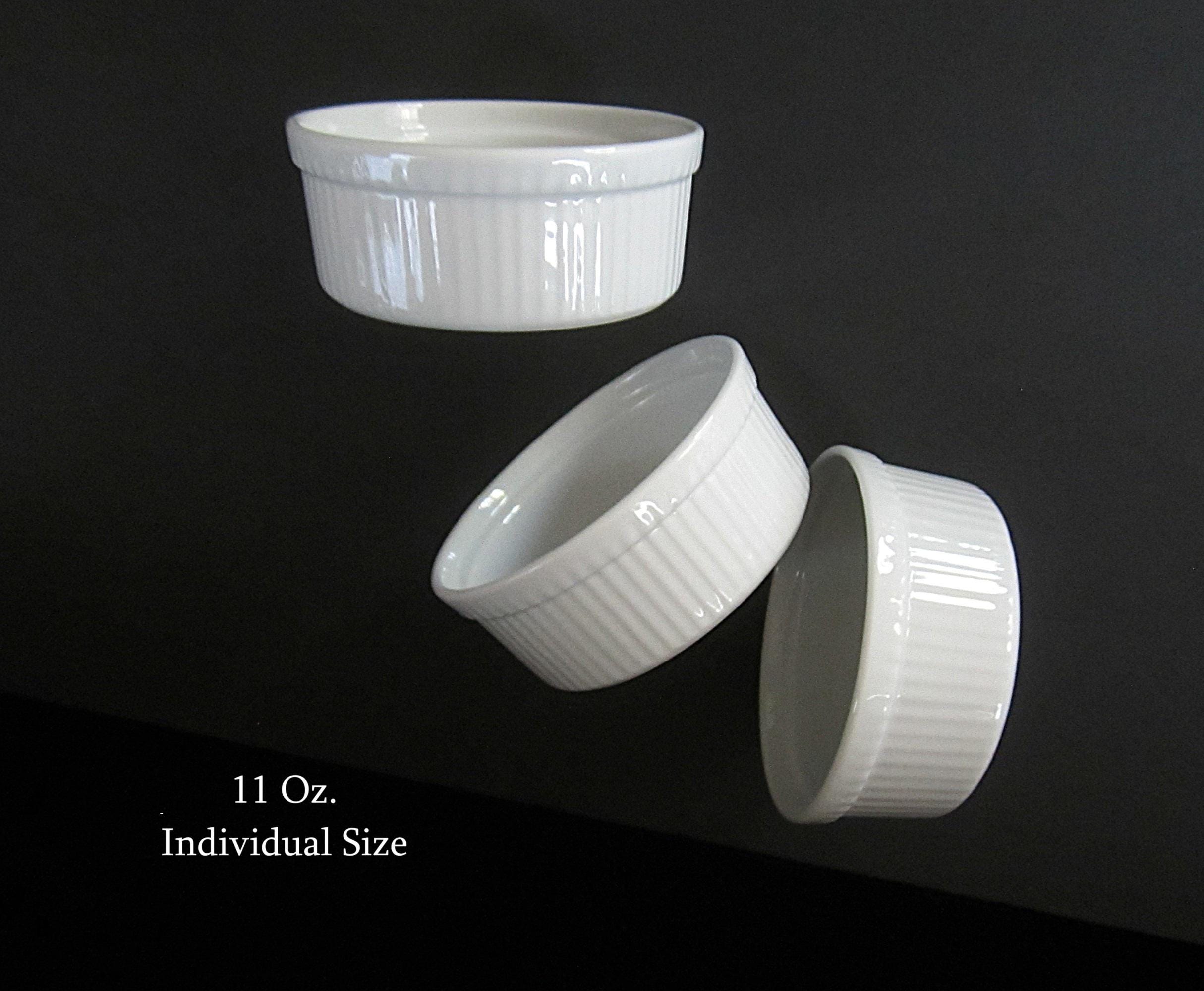 Apilco Porcelain Individual Souffle Baker, Set of 3: Vintage