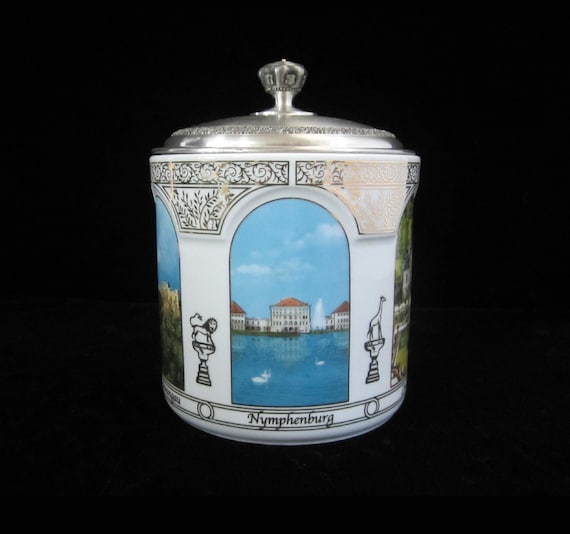 Lebkuchen Schmidt Cookie Jar: Vintage Seltmann Weiden Ceramic