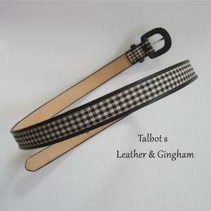 Vintage Talbot Leather Belt. Size Medium. Vintage Talbot Women main image 3