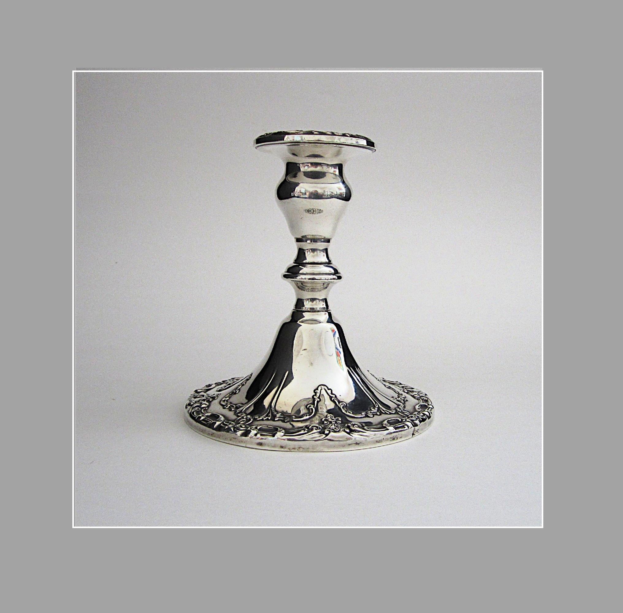 Gorham Sterling Candlesticks - Etsy