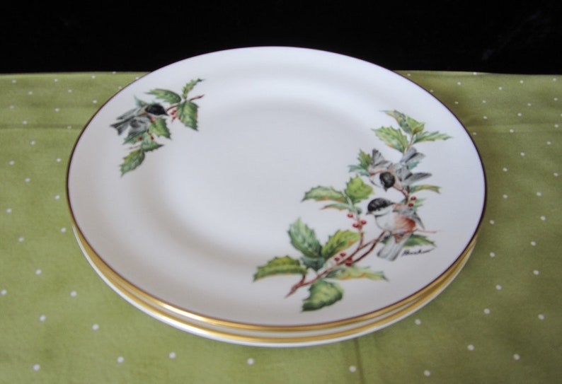 Vintage Mid Century Modern 1970s Whimsical Yellow Flowers Floral Luncheon Plates Set of 4 Fitz and Floyd Japan Japanese