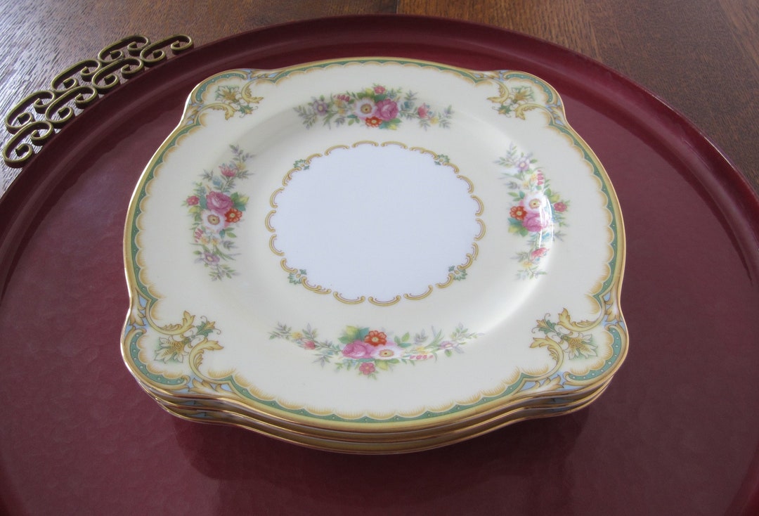 3pc Chariton Square Salad Plate by Noritake Vintage 1930s Etsy