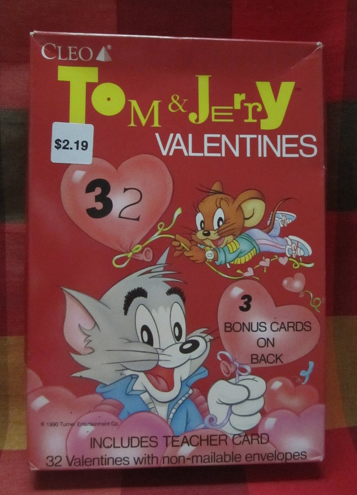 Valentine's Day Cards Tom &amp; Jerry 32-pc Boxed Set With - Etsy