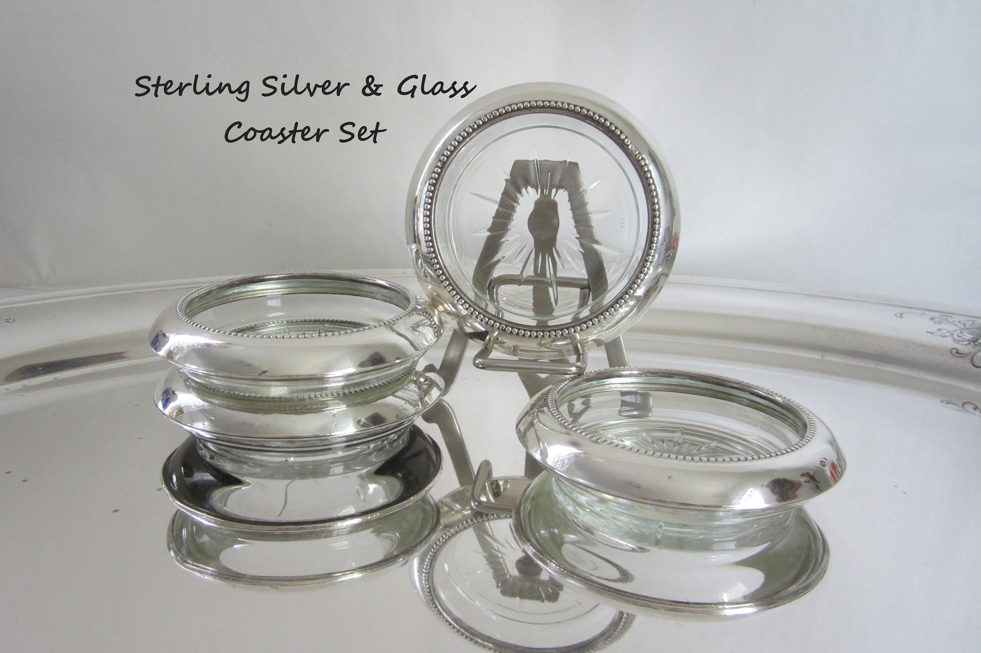 Frank Whiting Sterling Silver Coaster - Etsy