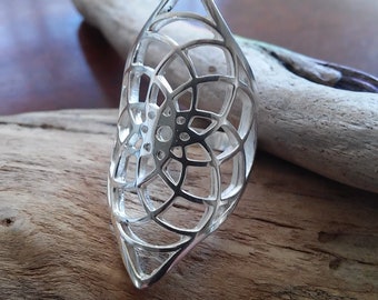 seed of life ring in sterling silver - flower of life ring - sacred geometry - High quality jewelry - silver ring