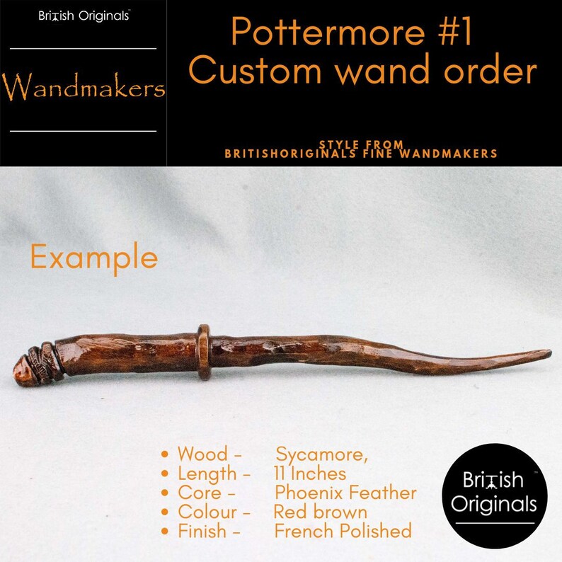 Fantasy Mythical Magic Wizarding Pottermore Harry Potter Dragon Wand 15 Real Wood Hand Crafted Rare Harry Potter