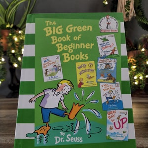 Das GROSSE Grüne Buch der Anfängerbücher von Dr. Seuss, Ich kann es selbst lesen, Anfängerbücher, Katze in den Hutbüchern, Kindergeschichtenbuch