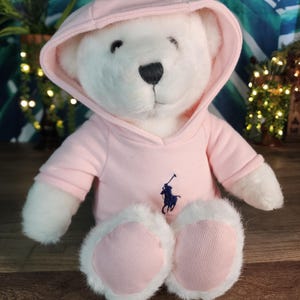 90s RALPH LAUREN POLO BEAR 雪の結晶 2000 テディ Ralph Lauren Polo Bear Millennium 2000 Jointed Teddy Bear