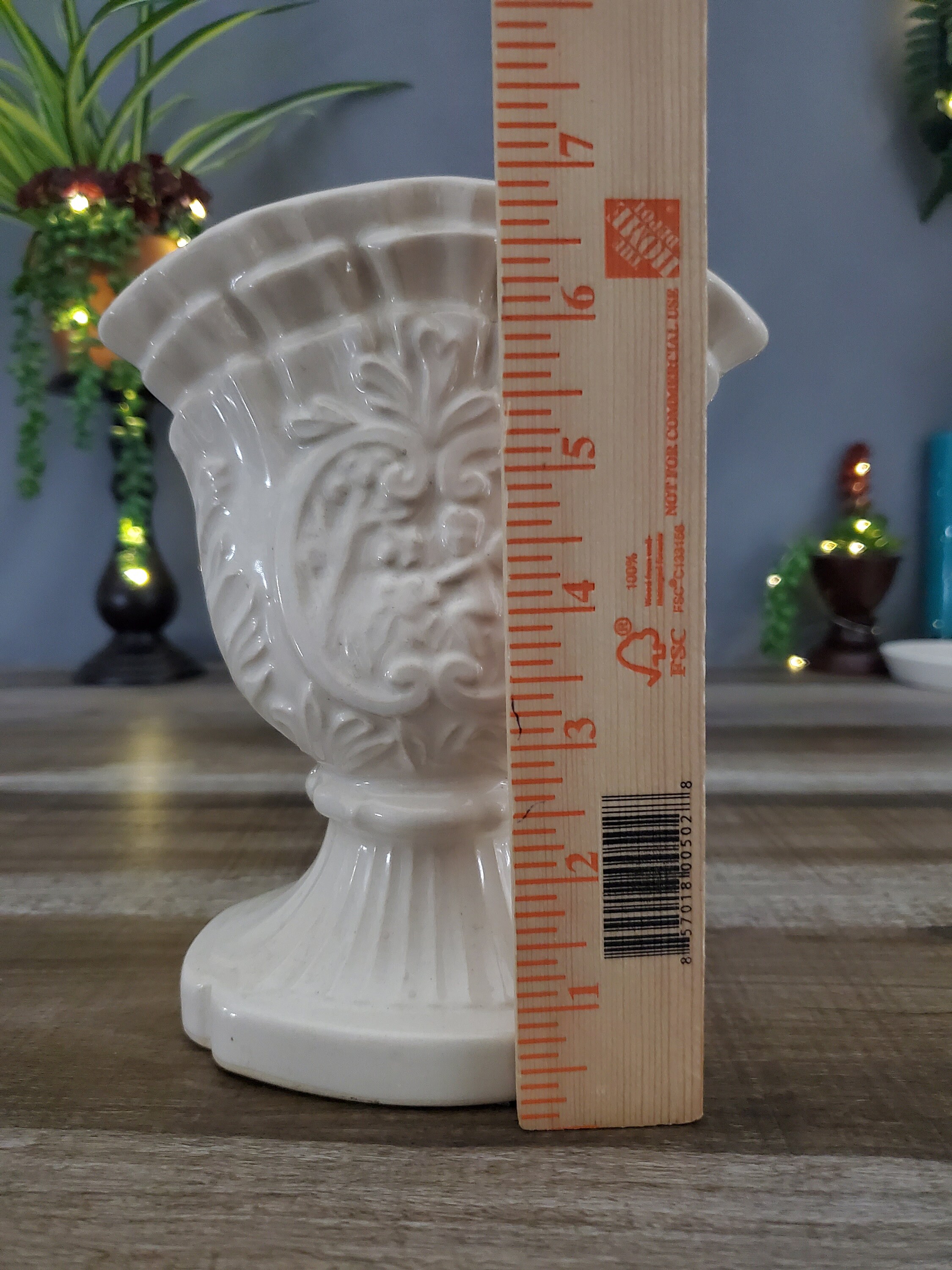 California Keramik Sockel Vase Elfenbein Urne Indoor Pflanzer | Etsy