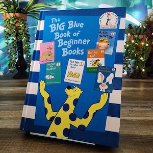 Das GROSSE blaue Buch der Anfängerbücher von Dr. Seuss, Ich kann es selbst lesen, Anfängerbücher, Katze im Hutbuch, Kindergeschichtenbuch