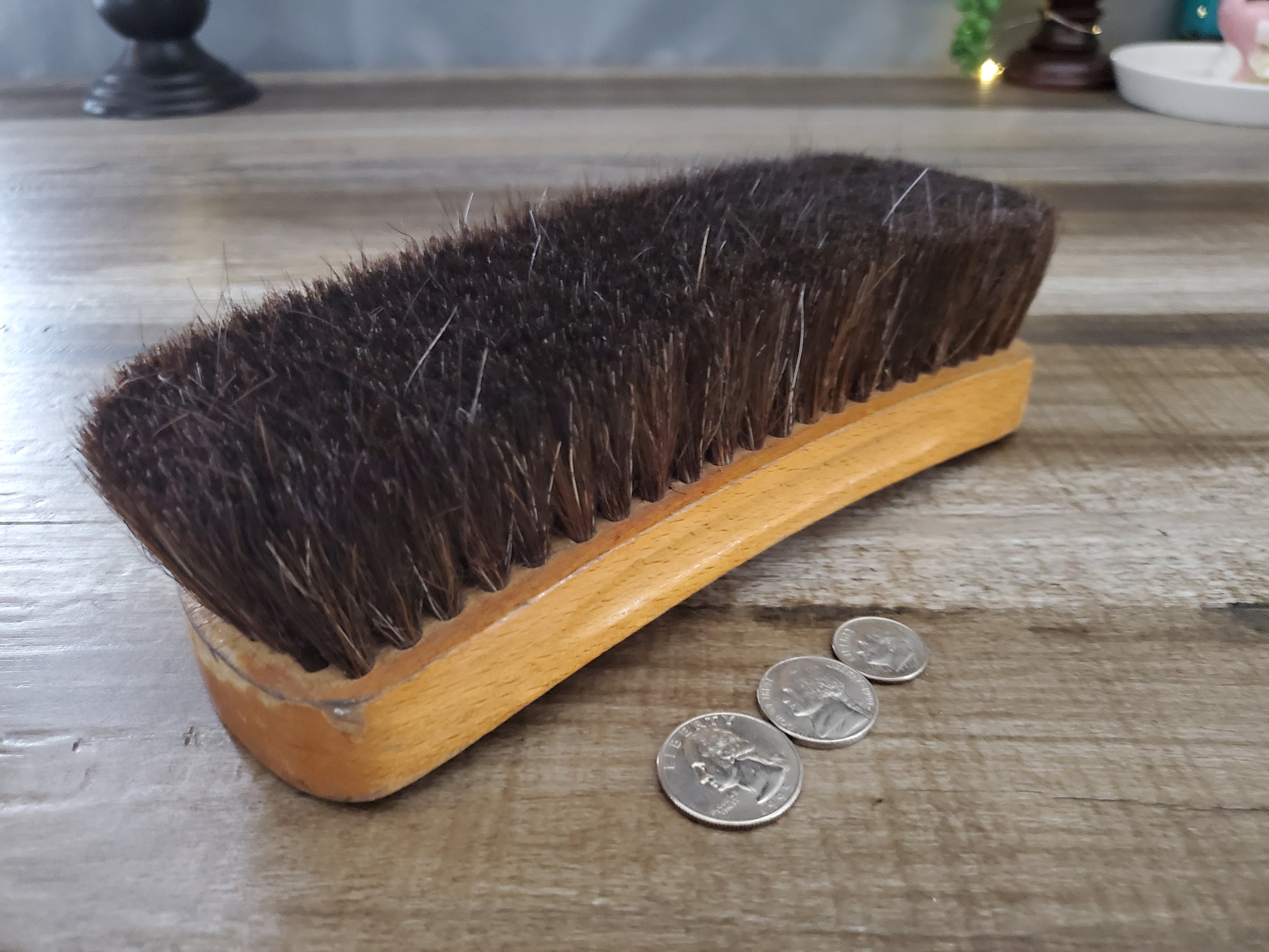 FIVE STAR Shoe Brush by Military Outfitters Inc Wood | Etsy
