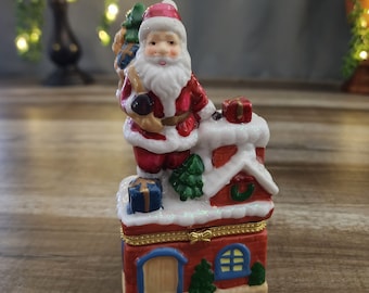 ヴィンテージ雑貨 サンタクロース ヴィンテージ 1997 クラシカル コレクタブル ルーフトップ