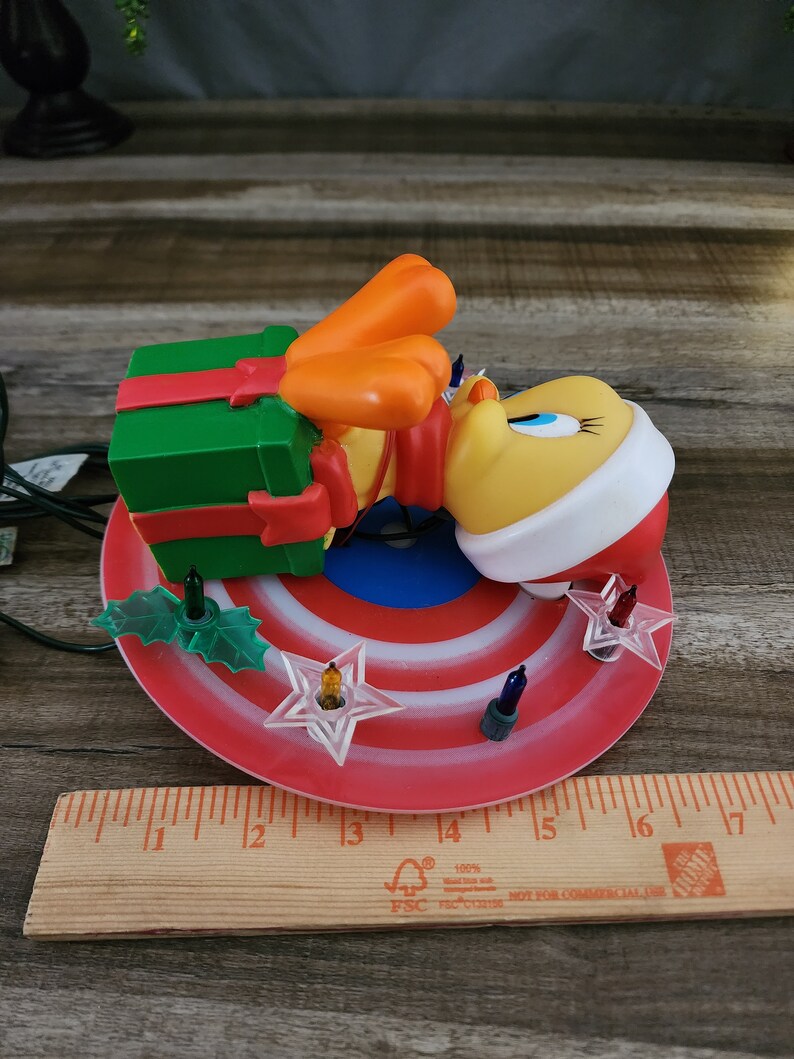 Tweety Bird Tree Topper Light Warner Bros Looney Tunes Etsy