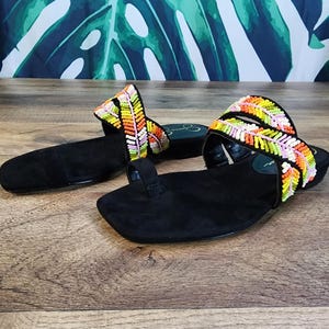 Jessica Simpson Gapriella Toe Loop Sandals, Vintage Round-Toe Slip-On