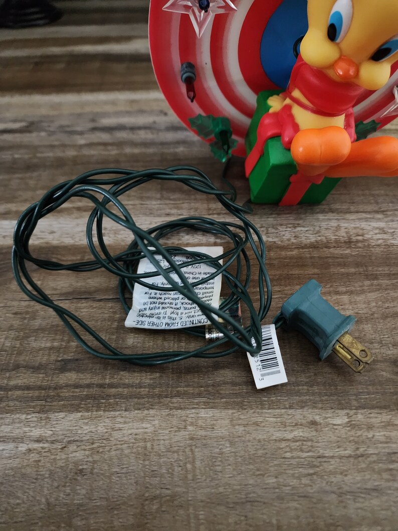 Tweety Bird Tree Topper Light Warner Bros Looney Tunes Etsy