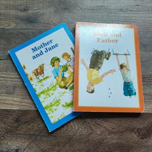 Dick and Jane Board Books, Mother and Jane Board Book, Toddler Read Along, Mother Makes a Funny Present for Jane, Dick and Father Board Book
