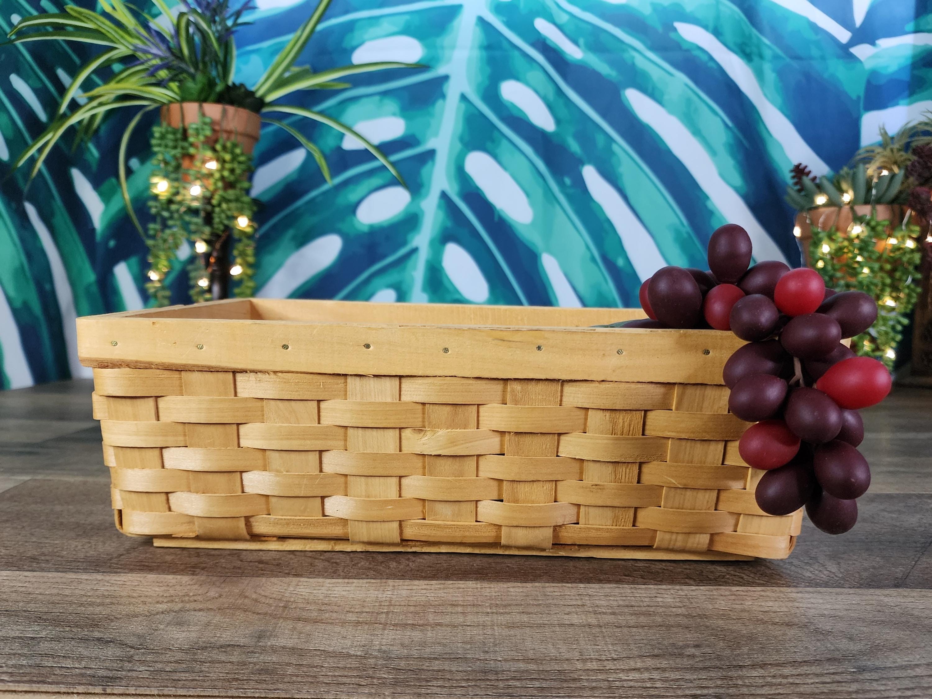 Longaberger Basket Large Rectangle - Etsy