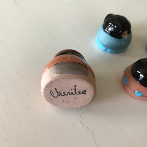 Darling little clay handmade pueblo family