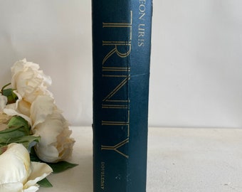 Vintage 1970s Book "Trinity" By Leon Uris, 1976 Copy From Doubleday & Company, Inc., Garden City, New York