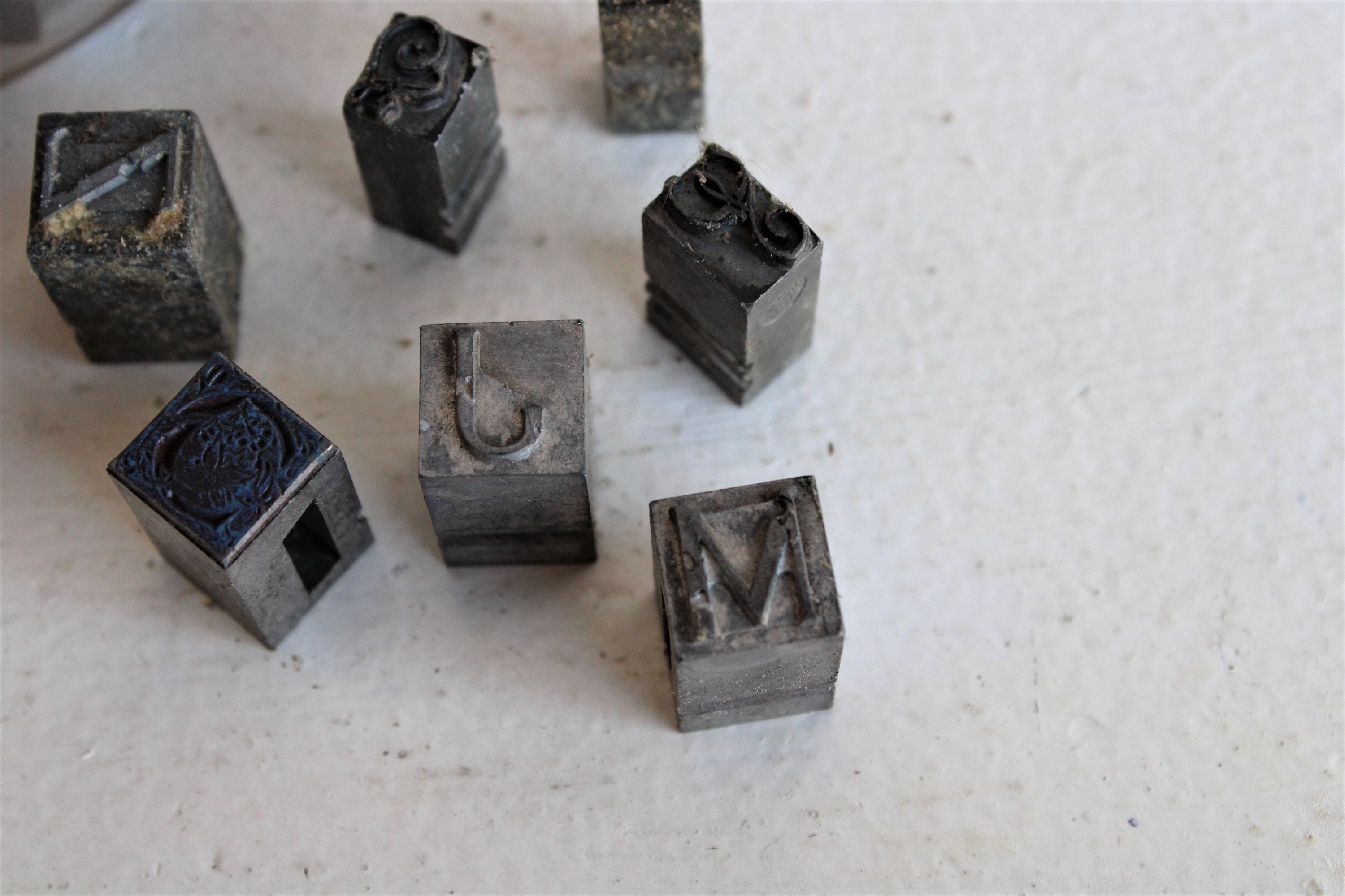 Vintage Buchdruck Druck Pressebriefe / Wählen Sie Ihre | Etsy