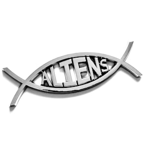 Calcomanía divertida para coche/camión de extraterrestres