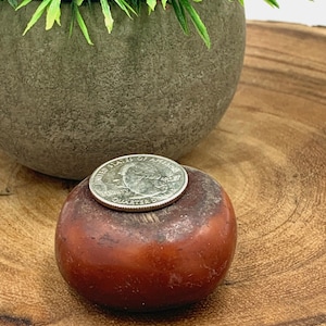 Extra Large Moroccan Handmade Resin Amber Bead, African Bead YS20