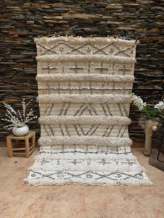 モロッコ ヴィンテージ ハンディラ ラグ カバー