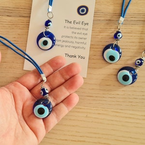 Car Mirror Hanging,Rear View Mirror Charm,Evil Eye Wall Hanging,Protection Gifts,New Home Gift,Wedding Favor,Evil Eye Charm,Turkish Evil Eye