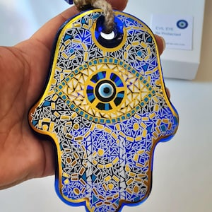 Evil Eye Wall Hanging,Hamsa Wall Decoration,Protection Gifts,New Home Gifts,Evil Eye Home Decoration,Wall Hanging,Nazar, House Protection