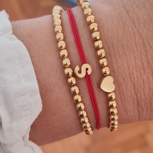 Initial Bracelet,Gold Monogram Bracelet,Custom Bracelet,Personalized Bracelet,Gift for Her