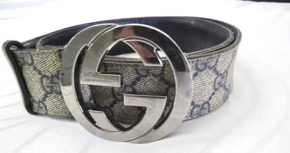 Vintage GUCCI MONOGRAM Belt 40"