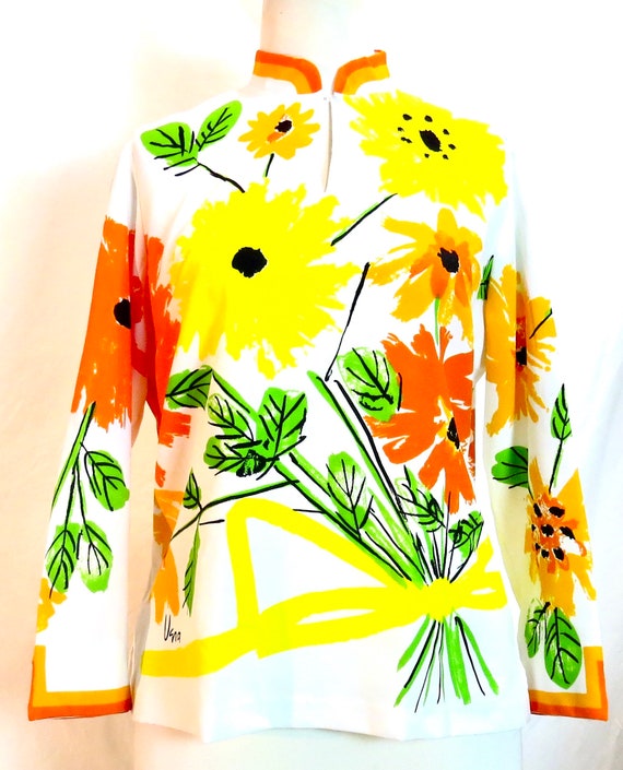 Fabulous 1960's Vera Blouse SZ 18